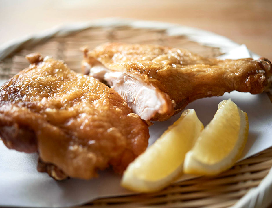 総州古白鶏の素揚げ